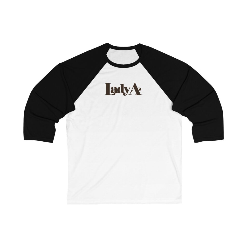 Lady A Unisex 3/4 Sleeve Baseball Tee
