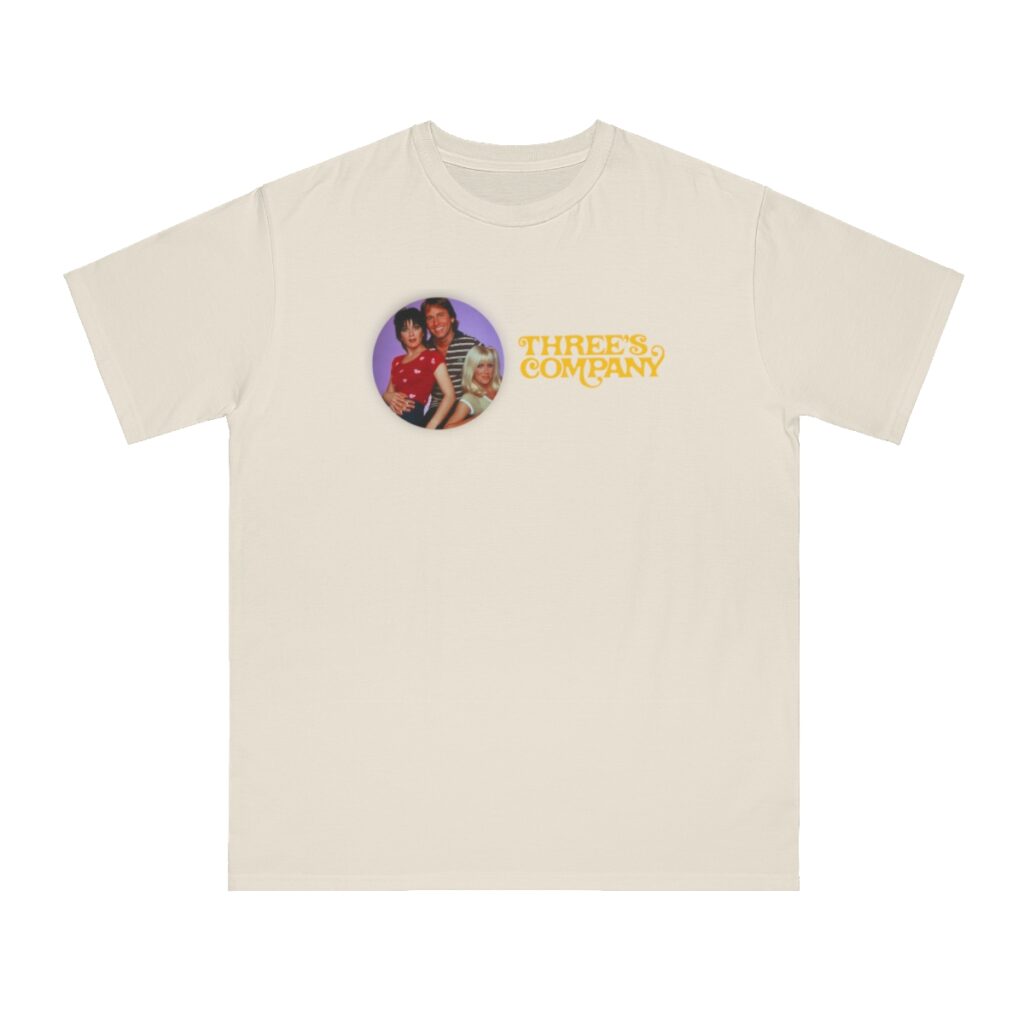 Three's Company ' ABC Studios' Organic Unisex Classic T-Shirt - Image 13