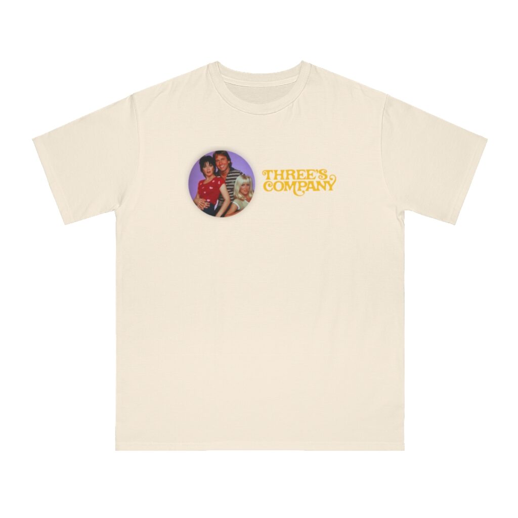 Three's Company ' ABC Studios' Organic Unisex Classic T-Shirt - Image 5