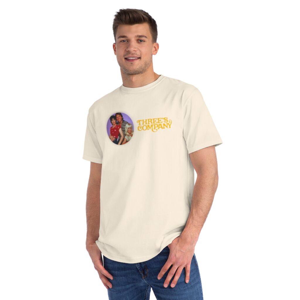 Three's Company ' ABC Studios' Organic Unisex Classic T-Shirt - Image 7