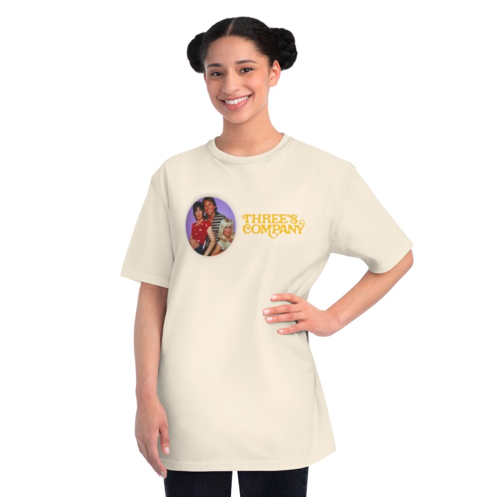 Three's Company ' ABC Studios' Organic Unisex Classic T-Shirt - Image 8