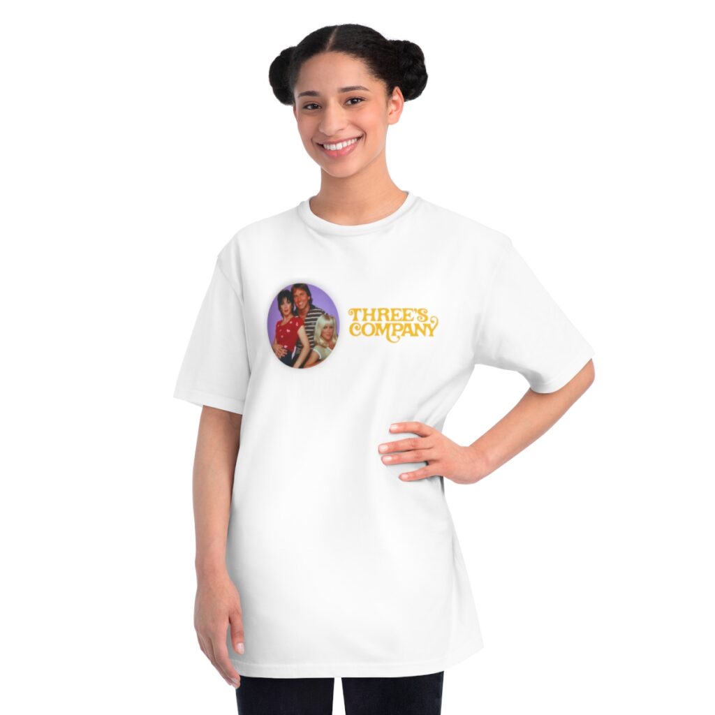 Three's Company ' ABC Studios' Organic Unisex Classic T-Shirt - Image 4