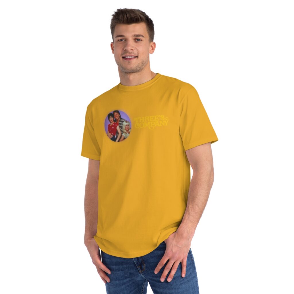 Three's Company ' ABC Studios' Organic Unisex Classic T-Shirt - Image 11