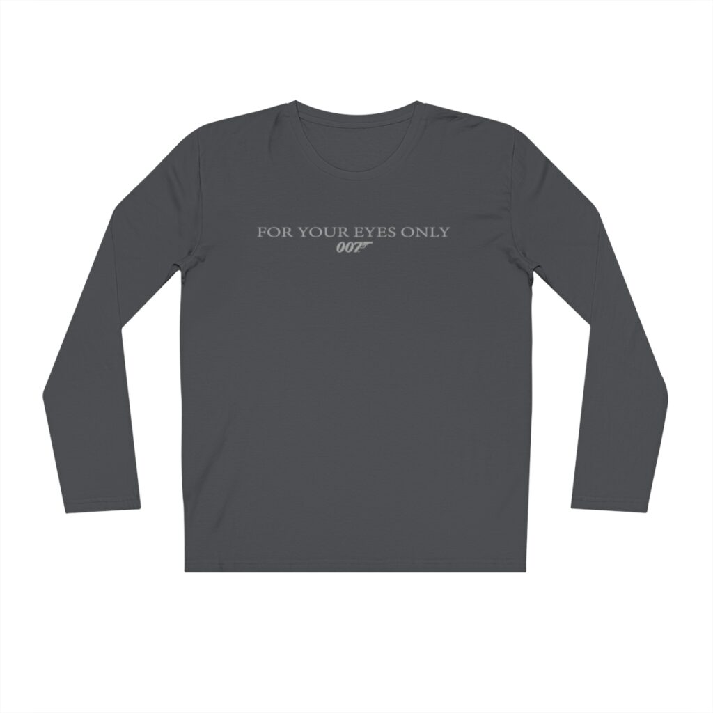 James Bond 007 For Your Eyes Only Organic Sparker Long Sleeve Shirt