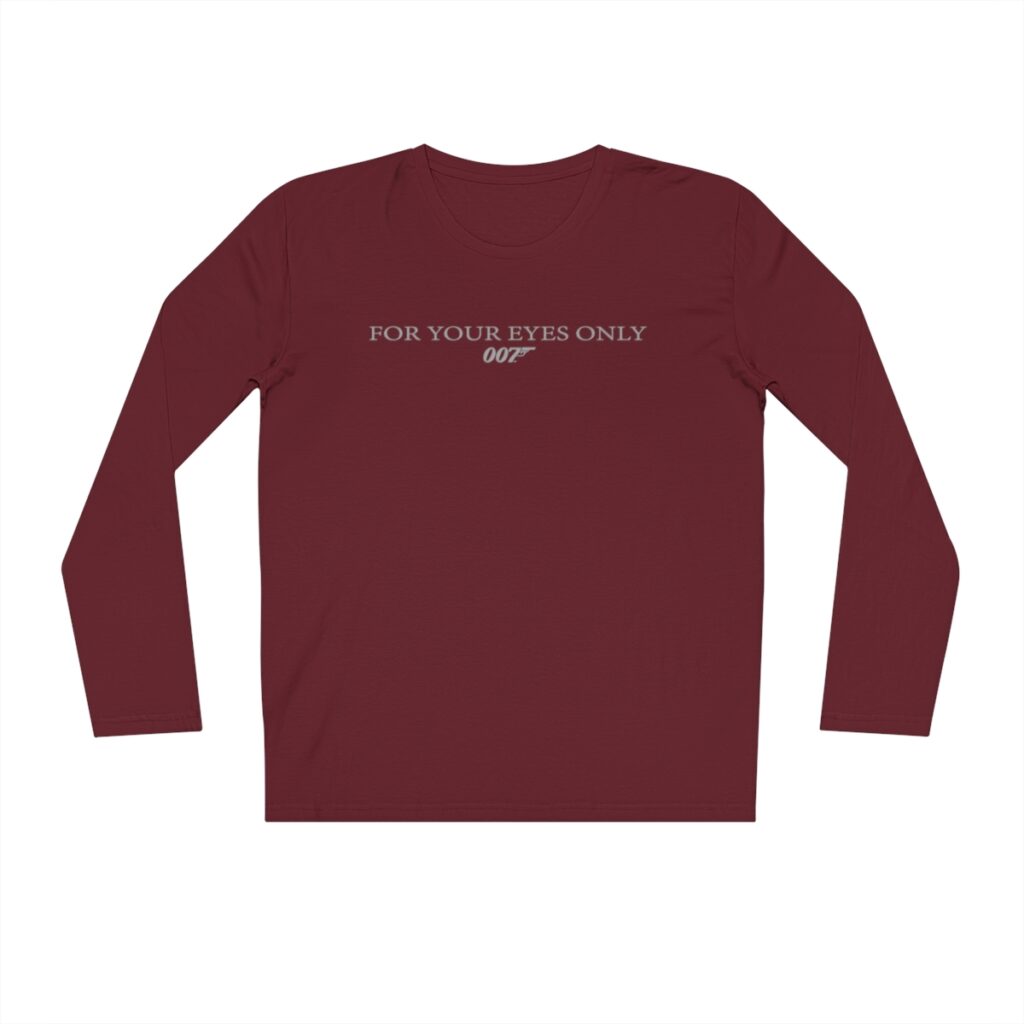 James Bond 007 For Your Eyes Only Organic Sparker Long Sleeve Shirt - Image 16