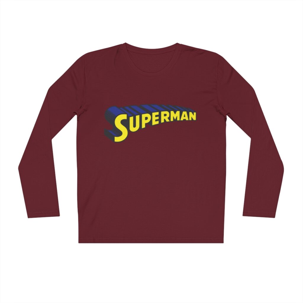 Superman Organic Sparker Long Sleeve Shirt - Image 19