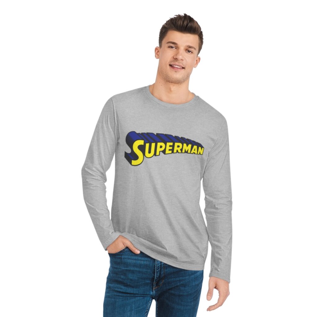 Superman Organic Sparker Long Sleeve Shirt - Image 9
