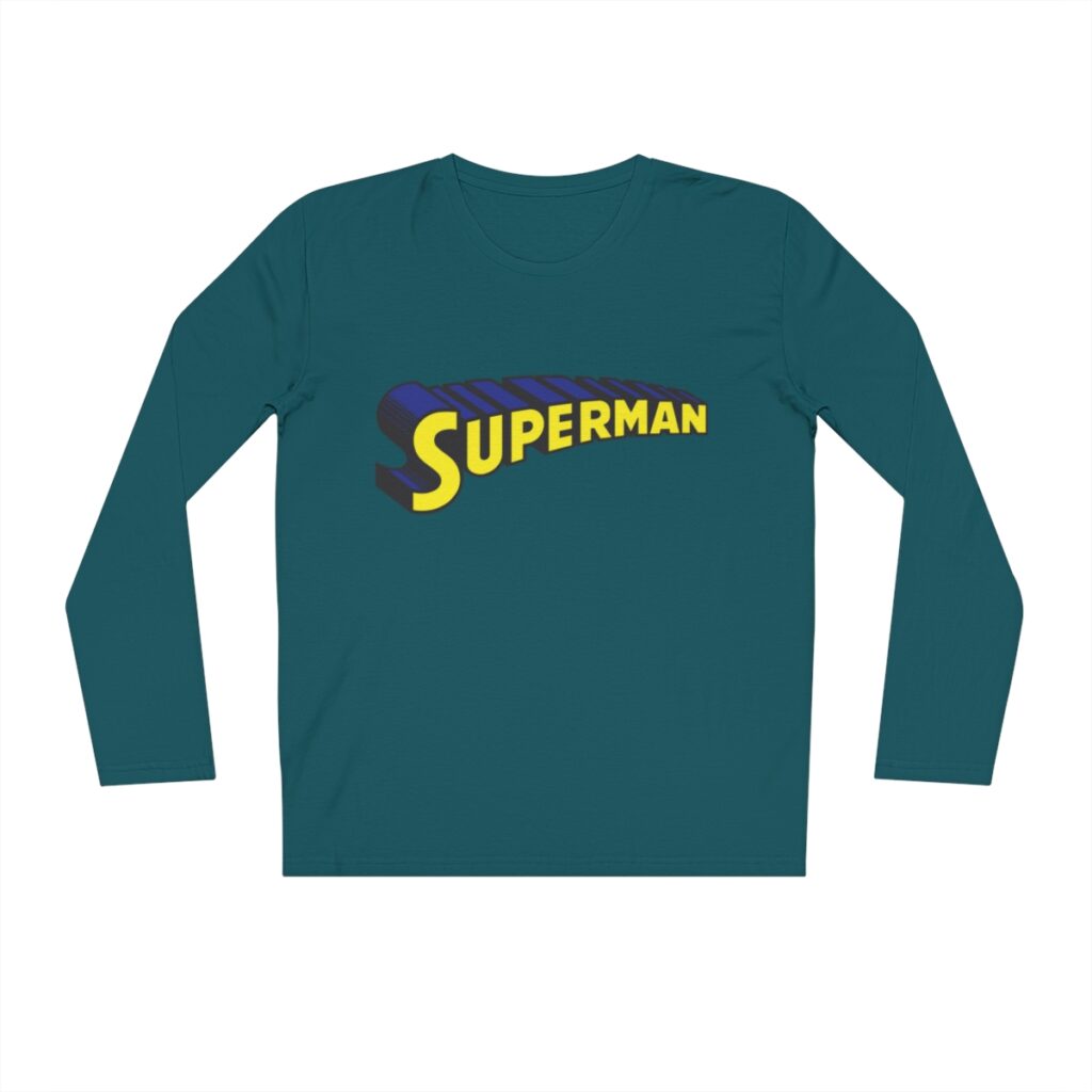Superman Organic Sparker Long Sleeve Shirt - Image 13
