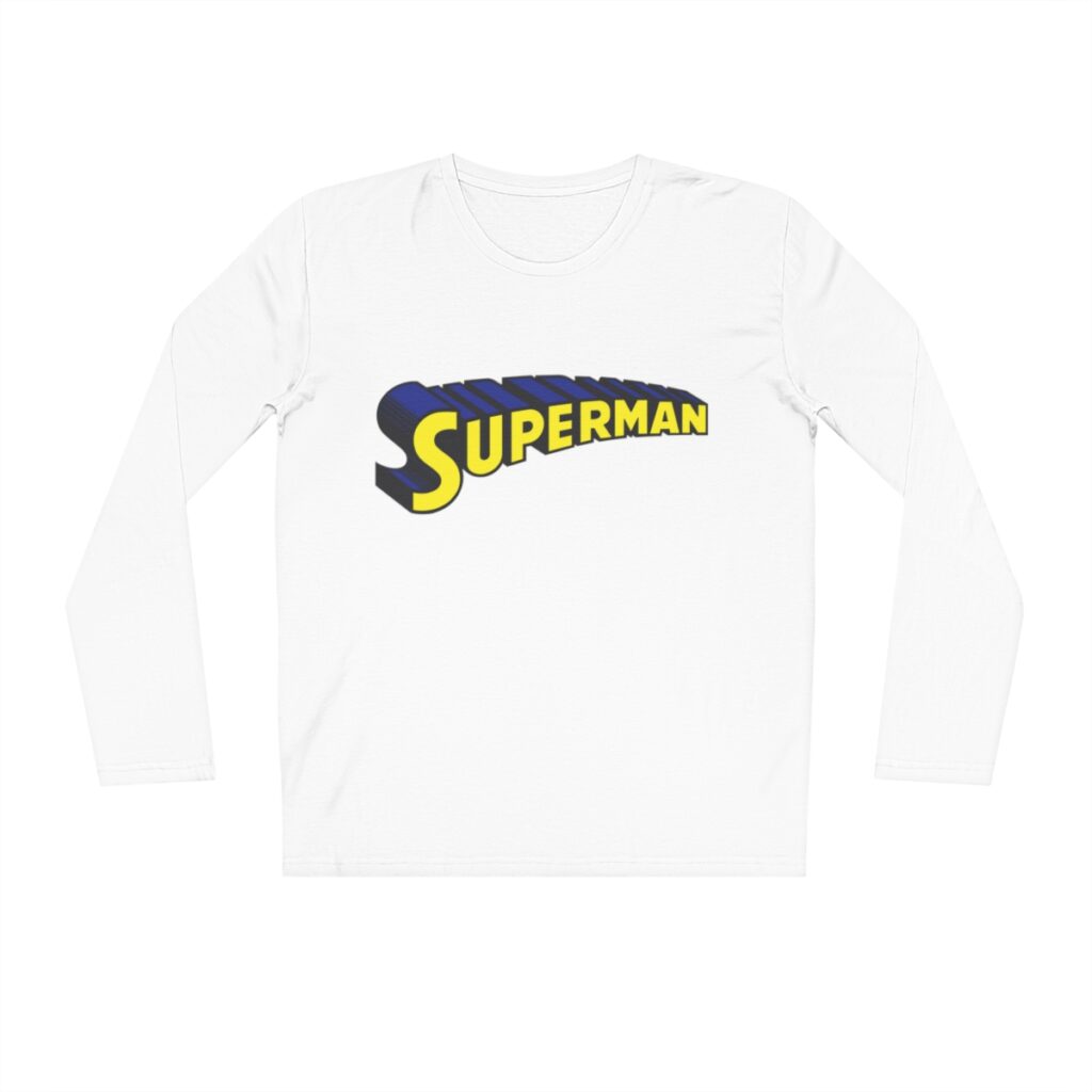 Superman Organic Sparker Long Sleeve Shirt - Image 4