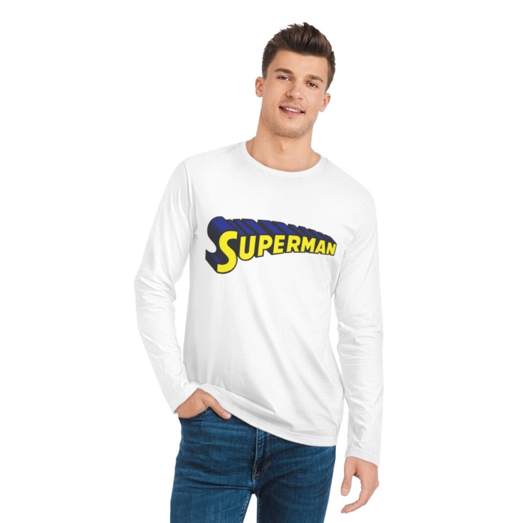 Superman Organic Sparker Long Sleeve Shirt - Image 6