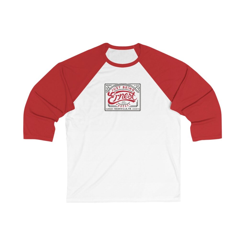 ERNEST Unisex 3/4 Sleeve Baseball Tee