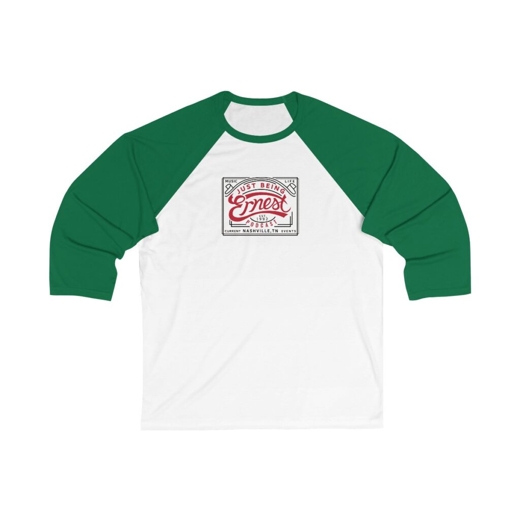 ERNEST Unisex 3/4 Sleeve Baseball Tee - Image 2