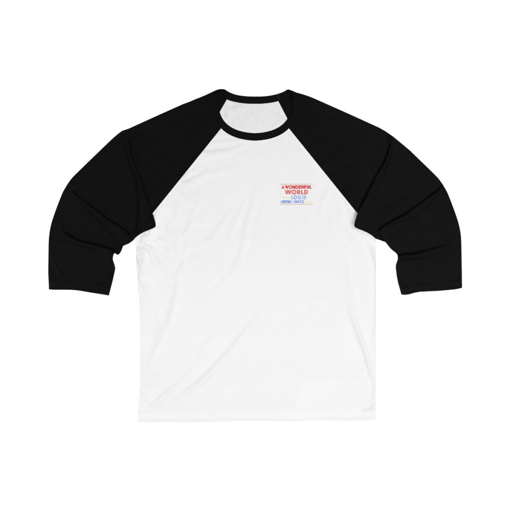 Louis Armstrong Unisex 3/4 Sleeve Baseball Tee - Image 5
