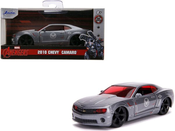 2010 Chevrolet Camaro Silver War Machine" ""Avengers"" ""Marvel"" Series 1/32 Diecast Model Car By Jada""" - Image 2