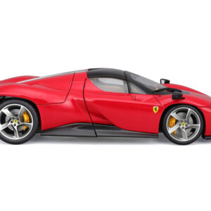 Ferrari Daytona SP3 Red with Black Top "Signature Series" 1/18 Diecast Model Car by Bburago