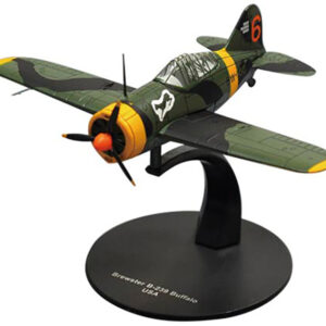 Brewster F2A Buffalo Fighter Aircraft "3rd Squadron Lentolaivue 24" Finnish Air Force 1/72 Diecast Model by DeAgostini