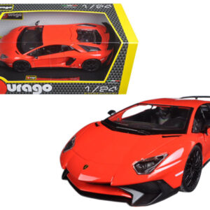 Lamborghini Aventador LP750-4 Red 1/24 Diecast Model Car by Bburago