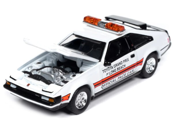 1983 Toyota Celica Supra "Toyota Grand Prix of Long Beach Official Pace Car" White "Import Legends" Series 1/64 Diecast Model Car by Auto World