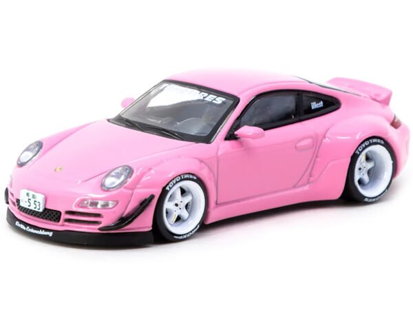 RWB 997 "Toyo Tires" Pink "Hobby64" Series 1/64 Diecast Model by Tarmac Works