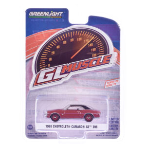 1968 Chevrolet Camaro SS 396 Cordova Maroon with Black Top "GreenLight Muscle" Series 29 1/64 Diecast Model Car by Greenlight