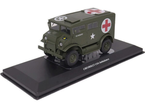 Chevrolet C8A Ambulance Olive Drab "United States Army" 1/43 Diecast Model by Militaria Die Cast