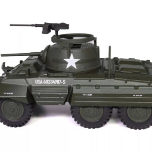 M8 Light Armored Car Olive Drab "United States Army" 1/43 Diecast Model by Militaria Die Cast