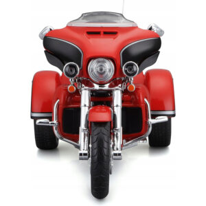 2021 Harley Davidson CVO Tri Glide Motorcycle Orange "H-D Custom" 1/12 Diecast Model by Maisto