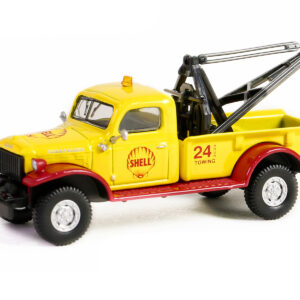 1949 Dodge Power Wagon Wrecker Tow Truck "Shell Oil" Yellow and Red "Shell Oil Special Edition" Series 2 1/64 Diecast Model Car by Greenlight