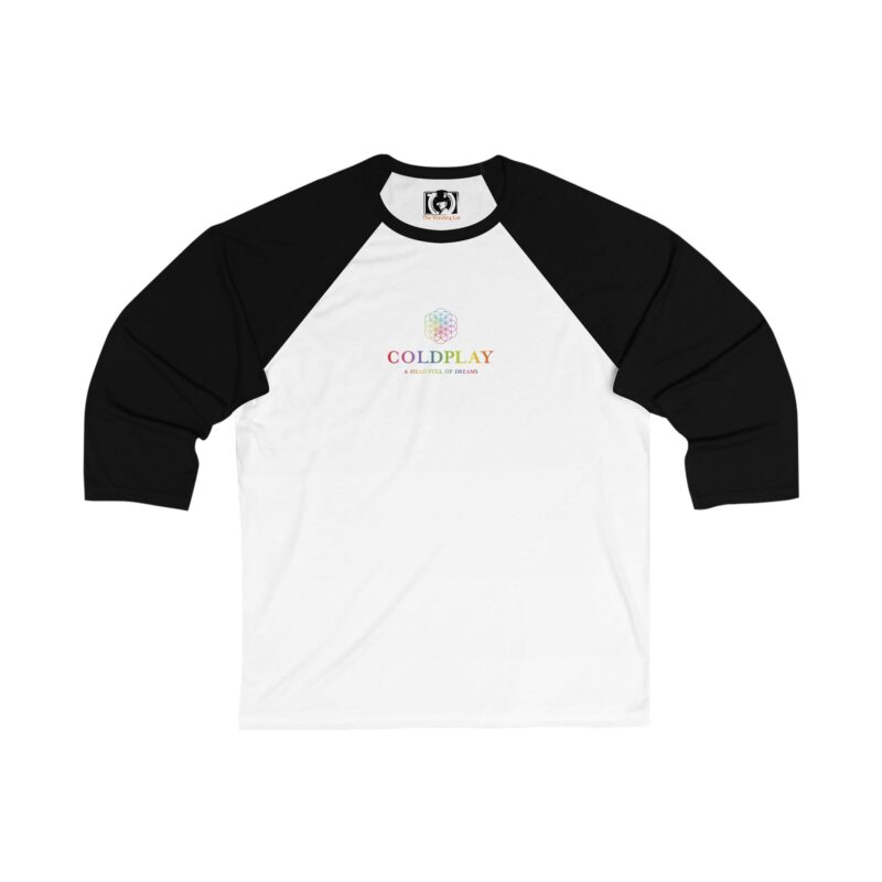 Coldplay Unisex 3/4 Sleeve Baseball Tee - Image 13