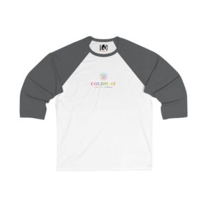 Coldplay Unisex 3/4 Sleeve Baseball Tee
