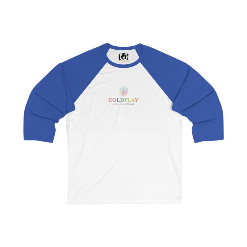 Coldplay Unisex 3/4 Sleeve Baseball Tee - Image 9