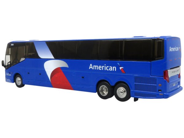 Prevost H3-45 Coach Bus "American Airlines Landline" Blue with Graphics Limited Edition 1/87 (HO) Diecast Model by Iconic Replicas