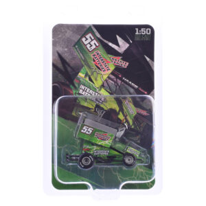Winged Sprint Car #55 McKenna Haase "Interstate Batteries" McKenna Haase Racing (2024) 1/50 Diecast Model Car by ACME