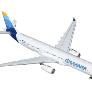 Airbus A330-300 Commercial Aircraft "Discover Airlines" (D-AIKK) White with Blue Tail "Gemini 200" Series 1/200 Diecast Model Airplane by GeminiJets