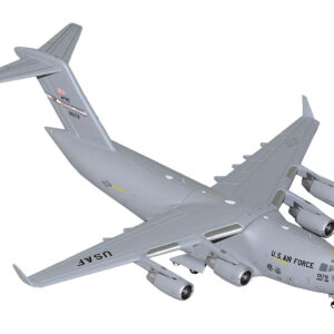 Boeing C-17 Globemaster III Transport Aircraft "Wright-Patterson Air Force Base - United States Air Force" (000-0178) Gray "Gemini Macs" Series 1/400 Diecast Model Airplane by GeminiJets