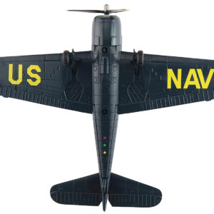Grumman F6F-5 Hellcat Fighter Aircraft "Blue Angels #1-4 Decals" (1946) United States Navy "Air Power Series" 1/72 Diecast Model by Hobby Master