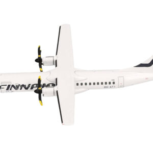 ATR 72-500 Commercial Aircraft "FinnAir" (OH-ATI) White 1/200 Diecast Model Airplane by Herpa