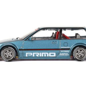 Honda Civic (EF) Kaido Works V1 Blue Metallic (Designed by Jun Imai) "Kaido House" Special 1/64 Diecast Model Car by Mini GT