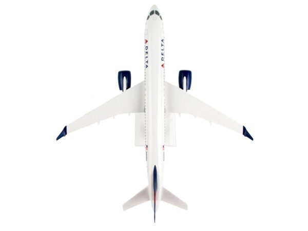 Airbus A220-300 Commercial Aircraft "Delta Air Lines" (N301DU) White with Blue and Red Tail (Snap-Fit) 1/100 Plastic Model by Skymarks