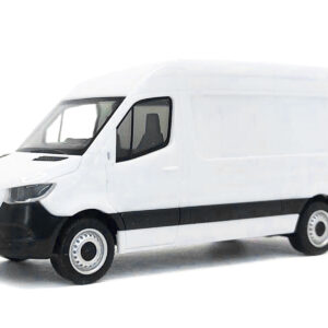 2018 Mercedes-Benz Sprinter Van White 1/87 (HO) Plastic Model Car by Promotex