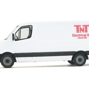 Mercedes-Benz Sprinter Van White "TNT Electrical Ltd." 1/87 (HO) Plastic Model Car by Promotex