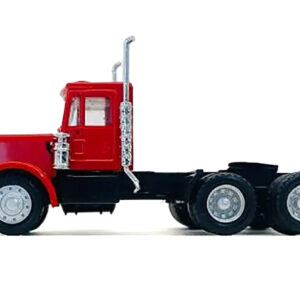 Peterbilt Short Day Cab Red 1/87 (HO) Plastic Model Car by Promotex