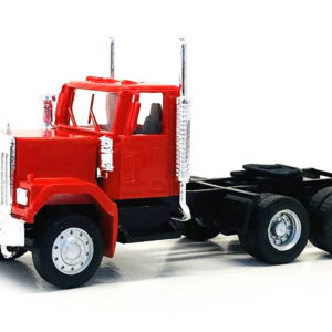 GMC Short Day Cab Red 1/87 (HO) Plastic Model Car by Promotex
