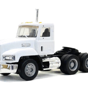 Mack 603 Short Day Cab White 1/87 (HO) Plastic Model Car by Promotex