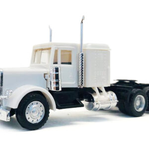 Peterbilt Sleeper Cab White 1/87 (HO) Plastic Model Car by Promotex