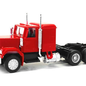 GMC Sleeper Cab Red 1/87 (HO) Plastic Model Car by Promotex