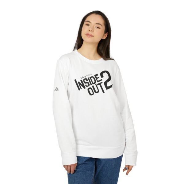 Inside Out 2 Adidas Unisex Fleece Crewneck Sweatshirt - Image 7