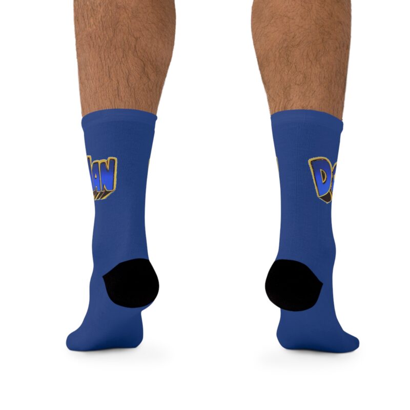 Dog Man Recycled Poly Socks - Image 4