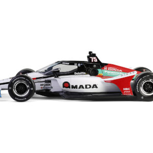 Dallara IndyCar #75 Takuma Sato "AMADA" Rahal Letterman Lanigan Racing "NTT IndyCar Series" (2024) 1/18 Diecast Model Car by Greenlight