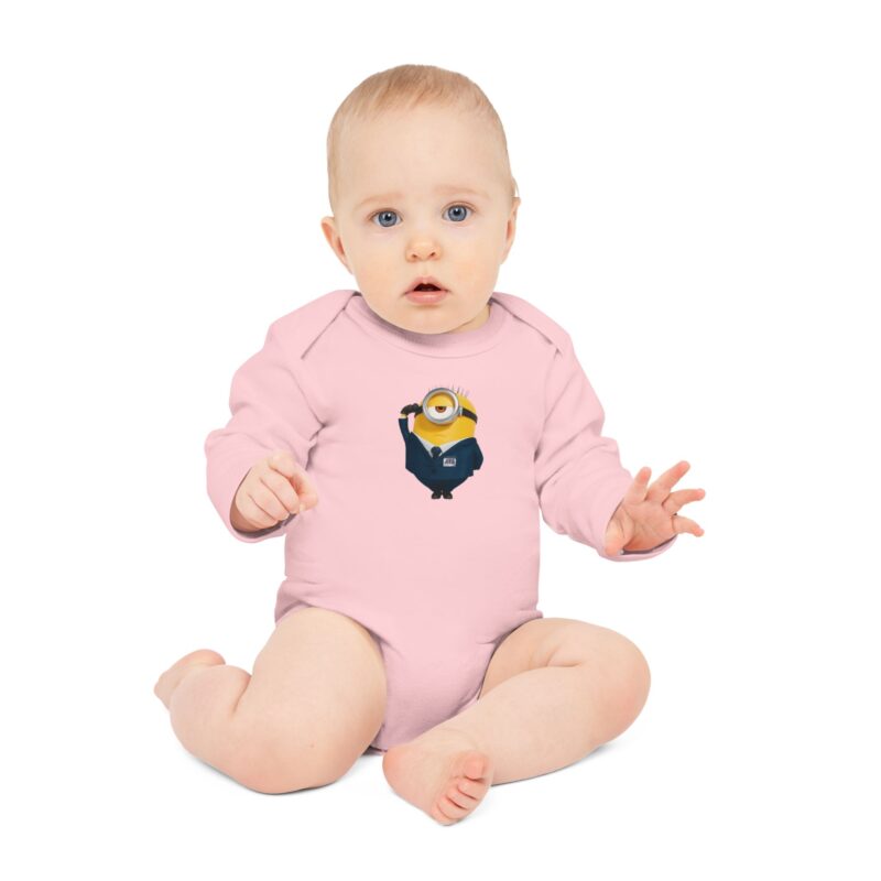 Despicable Me 4 Baby Long-Sleeve Organic Bodysuit - Image 6